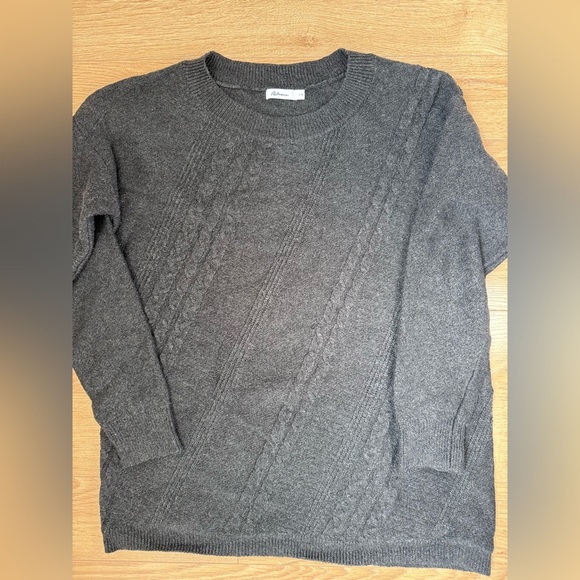 3/$30 - REITMANS Dark Gray Sweater - Picture 1 of 5